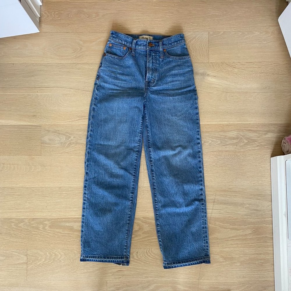 Madewell "The Perfect Vintage Wide-Leg Crop Jean", Size 23
